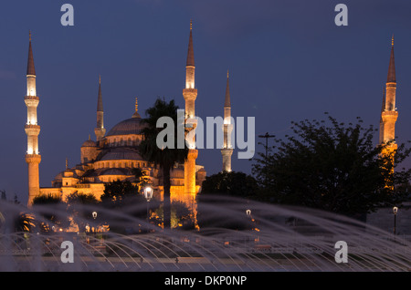 The Blue Mosque at dawn. Stock Photo