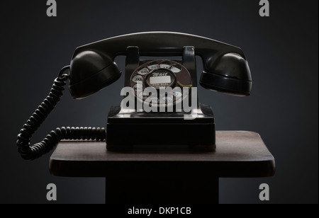 A telephone first issued in the 1930s is seen in studio, December 3rd, 2013. (Adrien Veczan) Stock Photo