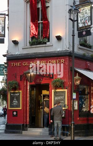 The Glassblower pub restaurant, Glasshouse Street, Soho, London, England, United Kingdom Stock Photo