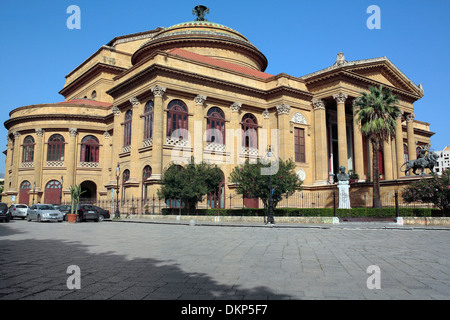 Teatro Massimo (1897), Palermo, Sicily, Italy Stock Photo