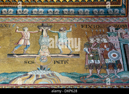 Monreale Cathedral, Monreale, Sicily, Italy Stock Photo