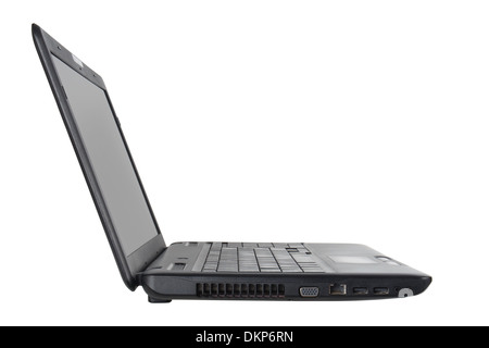 Laptop on white Stock Photo