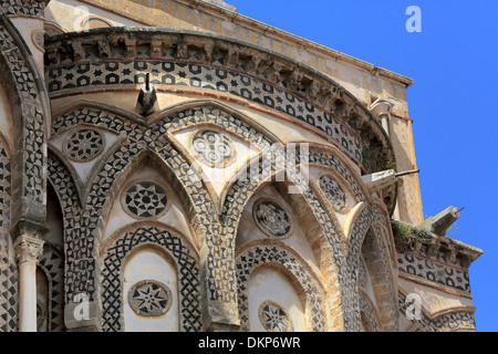 Apse of Monreale Cathedral, Monreale, Sicily, Italy Stock Photo