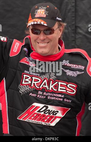May 17, 2009 - Bristol, Tennessee, U.S - 17 May 2009: Top Fuel driver Doug Herbert during driver introductions. The 9th annual Thunder Valley Nationals were held at Bristol Dragway in Bristol, Tennessee. (Credit Image: © Alan Ashley/Southcreek Global/ZUMApress.com) Stock Photo