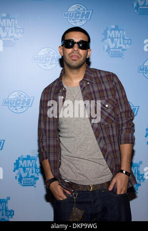 June 21, 2009 - Toronto, Ontario, Canada - June 21, Toronto; Drake at the Much Music Video Awards at the CTV Building on Queen Street, Toronto, Canada. (Credit Image: © Southcreek Global/ZUMApress.com) Stock Photo