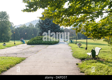 Botanical Gardens of Chisinau, the capital of Moldova in Eastern Europe. Stock Photo