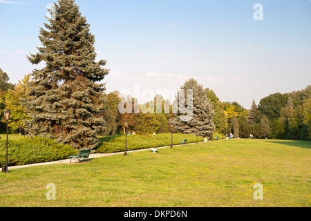 Botanical Gardens of Chisinau, the capital of Moldova in Eastern Europe. Stock Photo