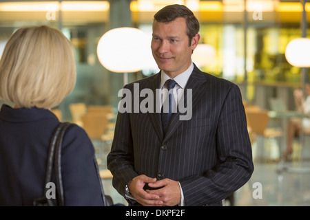 Business people talking in office Stock Photo