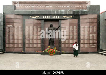 Hero's cemetery (aka the Memorial of Glory) in Tiraspol, capital of Transnistria. Stock Photo