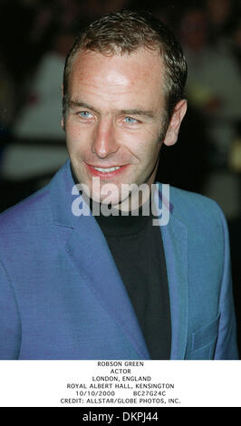 Oct. 10, 2000 - ROYAL ALBERT HALL, KENSINGTON - ROBSON GREEN.ACTOR. LONDON, ENGLAND.ROYAL ALBERT HALL, KENSINGTON.10/10/2000.BC27G24C.CREDIT:(Credit Image: © Globe Photos/ZUMAPRESS.com) Stock Photo