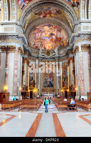 Rome. Italy. Church of St. Ignatius of Loyola at Campus Martius (1626 ...