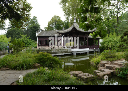 Chinesischer Garten, Bethmannpark, Frankfurt am Main, Hessen