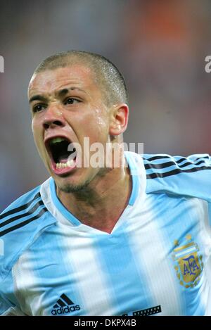 ANDRES D ALESSANDRO.ARGENTINA.ARGENTINA V AUSTRALIA.ATHENS, GREECE.18/08/2004.DIG27293.K47872.WORLD CUP PREWIEW 2006 Stock Photo