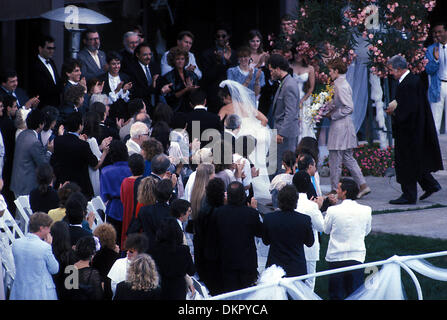 Aug. 6, 1985 - MADONNA AND SEAN PENN'S WEDDING .08/06/1985. ALLAN S ...