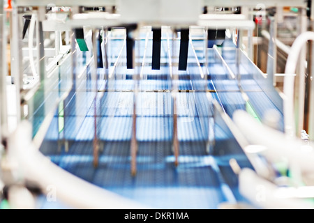 Conveyor belt in factory Stock Photo