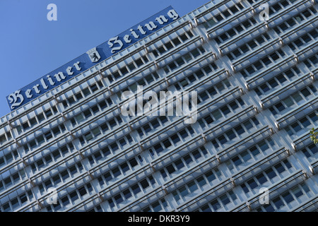 BerlinerZeitung, Karl-Liebknecht-Strasse, Berlin, Deutschland Stock Photo