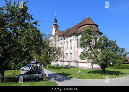 Birnau Bodensee Wallfahrtskirche Stock Photo