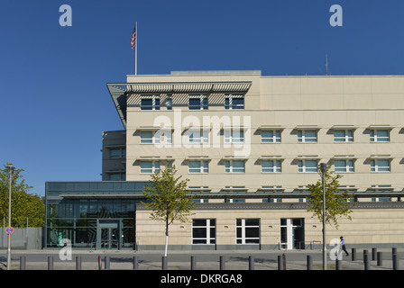 Botschaft der Vereinigten Staaten von Amerika, Behrenstrasse, Tiergarten, Berlin, Deutschland Stock Photo
