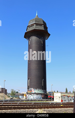 Berlin Ostkreuz Station Wasserturm water tower Stock Photo