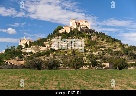 Sanctuary of Sant Salvador, Arta, Mallorca, Balearic Islands, Spain Stock Photo