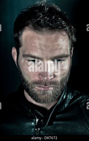 Man with Beard, Portrait Stock Photo