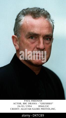 Jan. 26, 1994 - PAUL FREEMAN.ACTOR, BBC DRAMA - ''GRUSHKO''.26/01/1994.B96G23C.CREDIT:(Credit Image: © Globe Photos/ZUMAPRESS.com) Stock Photo