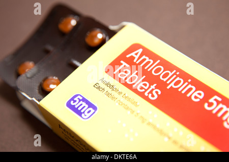 Blood pressure medication Amlodipine may also combat Alzheimer's disease, London Stock Photo