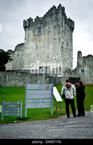 Ross Castle. Killarney National Park. County Kerry, Ireland, Europe. Stock Photo