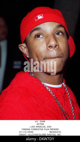 Dec. 1, 2000 - FINDING FORRESTER FILM PREMIER - LIL' ZANE.ACTOR., LOS ANGELES, USA.FINDING FORRESTER FILM PREMIER.01/12/2000.BD40G22C.CREDIT:(Credit Image: © Globe Photos/ZUMAPRESS.com) Stock Photo