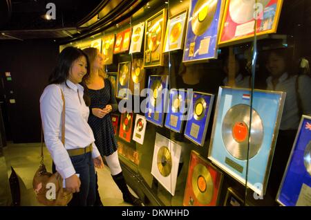 Stockholm, Sweden. 13th Oct, 2013. 15 October 2013, Stockholm, Sweden: In the short time since it's launch in May 2013 in excess of 170,000 visitors have flocked to ABBA - The Museum on Djurgard, in Stockholm, Sweden. No matter that the band hasn't released a new song in thirty years it remains a pop--music juggernaut. Here fans can gaze upon a wall full of gold records, the bands famously bejeweled costumes and more. At the highlight of the museum fans can go onstage and sing and dance with life-size animated figures of the band. Rob Schoenbaum/POLARIS (Credit Image: © Rob Schoenbaum/ZU Stock Photo