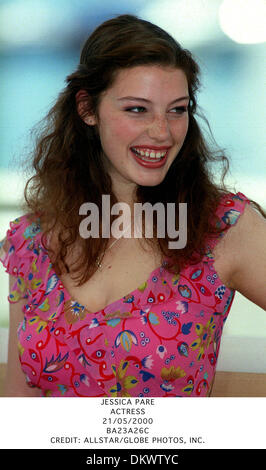 May 21, 2000 - JESSICA PARE.ACTRESS.21/05/2000.BA23A26C.CREDIT:(Credit Image: © Globe Photos/ZUMAPRESS.com) Stock Photo