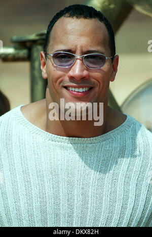 THE ROCK.WWF WRESTLER & ACTOR.SANTA MONICA, LA, USA.03/10/2001