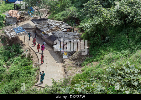 The pilgrim path up Pavagadh Hill, Champaner-Pavagadh Archaeological ...