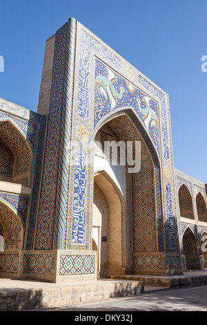 Nadir Divan Begi Madrasah, also known as Nadir Divan Beghi Madrasah, Bukhara, Uzbekistan Stock Photo