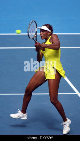 Jan 21, 2010 - Melbourne, Victoria, Australia - Tennis player VENUS WILLIAMS (USA) defeated Sybille Bammer (AUT), 6-2, 7-5 during round two play at the Australian Open of tennis. (Credit Image: © MM Images/ZUMA Press) Stock Photo