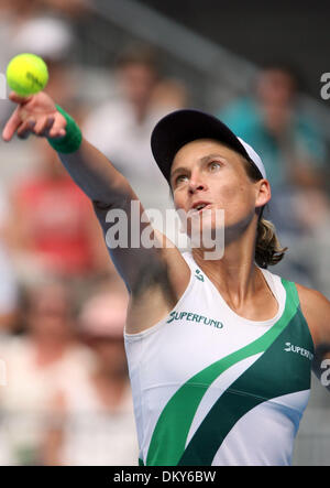 Jan 21, 2010 - Melbourne, Victoria, Australia - Tennis player Venus Williams (USA) defeated SYBILLE BAMMER (AUT), 6-2, 7-5 during round two play at the Australian Open of tennis. (Credit Image: © MM Images/ZUMA Press) Stock Photo