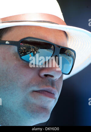 Jan 21, 2010 - Melbourne, Victoria, Australia - A line judge during the Novak Djokovic (SRB) vs Marco Chiudinelli (SUI) match during round two action at the Australian Open 2010.  (Credit Image: © MM Images/ZUMA Press) Stock Photo