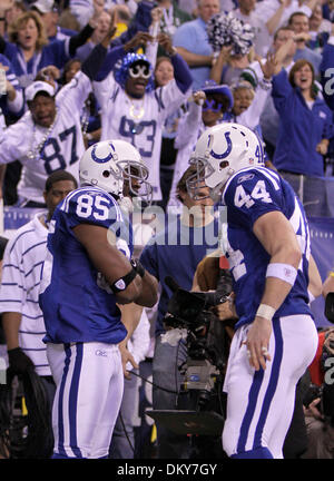 Jan. 24, 2010 - Indianapolis, Kentucky, USA - Colts tight end Dallas ...