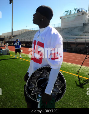 December 27 2009: WR Chad Ochocinco (85) of the Cincinnati Bengals before  the game against the Kansas City Chiefs at Paul Brown Stadium in  Cincinnati, Ohio. (Icon Sportswire via AP Images Stock Photo - Alamy