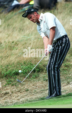 JESPER PARNEVIK.SWEDEN.THE BRITISH OPEN, ROYAL LYTHAM.THE BRITISH OPEN.21/07/2001.Q84F17C. Stock Photo