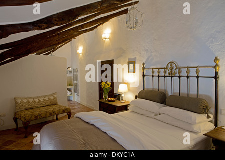 Almohalla 51, Archidona, Spain. Architect: none, 2013. Bedroom. Stock Photo