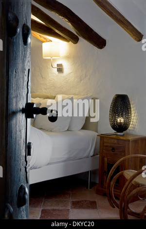 Almohalla 51, Archidona, Spain. Architect: none, 2013. View into bedroom. Stock Photo