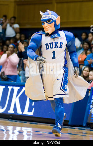 Feb. 11, 2010 - Durham, North Carolina, U.S - 11 February 2009: Duke Blue Devil..Duke gets a win over NC State 70- 39 at Cameron indoor stadium, Durham NC..Mandatory Credit: Mark Abbott / Southcreek Global (Credit Image: © Mark Abbott/Southcreek Global/ZUMApress.com) Stock Photo