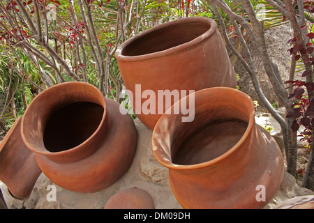 Rustic Clay Pots Used for Traditional Cooking, Ecuador Stock Image - Image  of homemade, vintage: 196352603