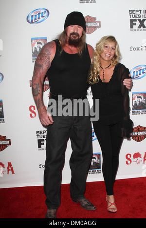 Rusty Coones Premiere Screening of FX's 'Sons Of Anarchy' Season 5 Held at Westwood Village Theater Los Angeles Califorina - Stock Photo