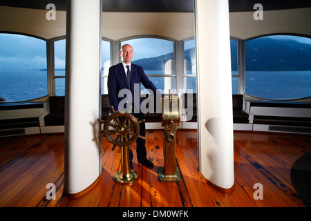 Ferruccio Rossi, chief executive officer of the Ferretti Group at the Riva yachts factory in Sarnico, Italy. Stock Photo