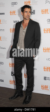 Colin Farrell 2012 Toronto International Film Festival - 'Seven Psychopaths' - Premiere Toronto Canada - 07.09.12 Stock Photo