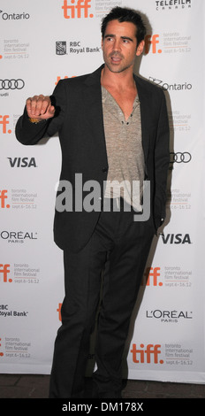 Colin Farrell 2012 Toronto International Film Festival - 'Seven Psychopaths' - Premiere Toronto Canada - 07.09.12 Stock Photo