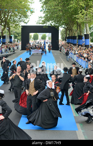 City of Lorient (Brittany) on 2013/08/04: 43rd edition of the Inter-Celtic Festival of Lorient Stock Photo