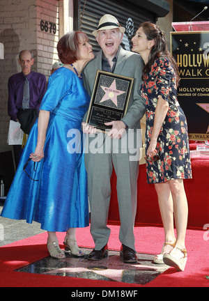 Judy Koenig Walter Koenig daughter Danielle Koenig at Walter Koenig honor with a Star on Hollywood Walk of Fame Hollywood Stock Photo